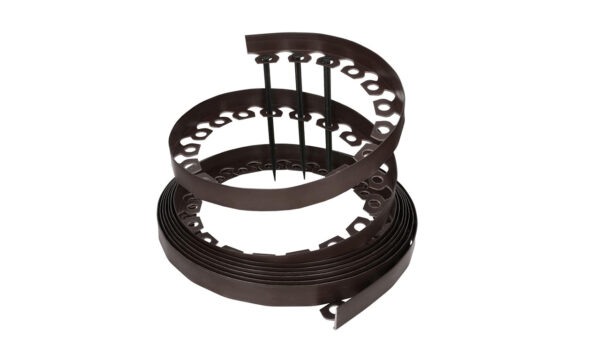 Separatore da giardino per aiuole Marrone