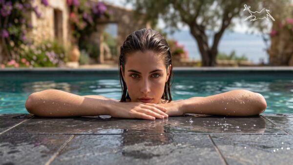 pavimento per piscina antiscivolo Ossidiana Grey di The Stone Age Exclusive a Como