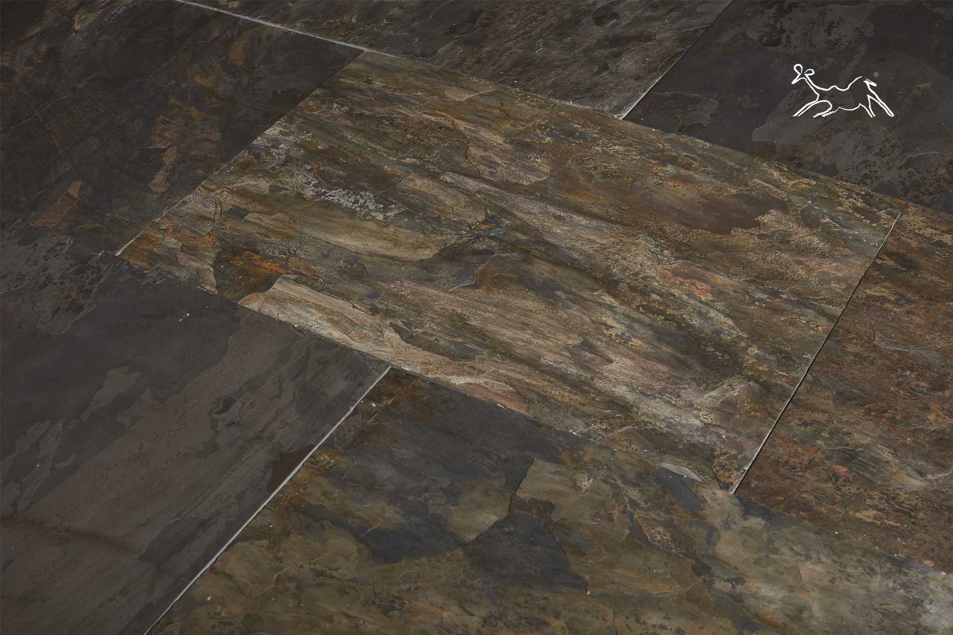 dettaglio texture superficie ardesia per interni